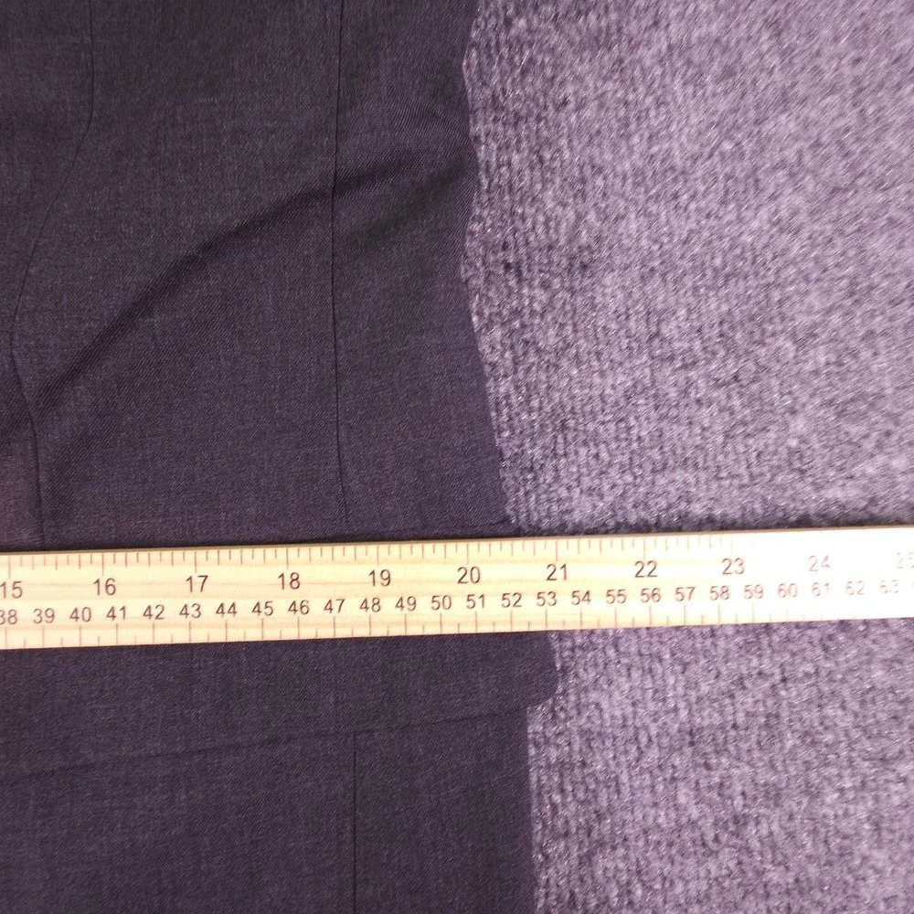 Hart Schaffner Marx 2 Piece Suit Mens 44L 30X32 Dark Gray 2 Button‎ Wool